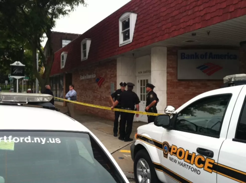 New Hartford Police Investigate Bank Of America Robbery